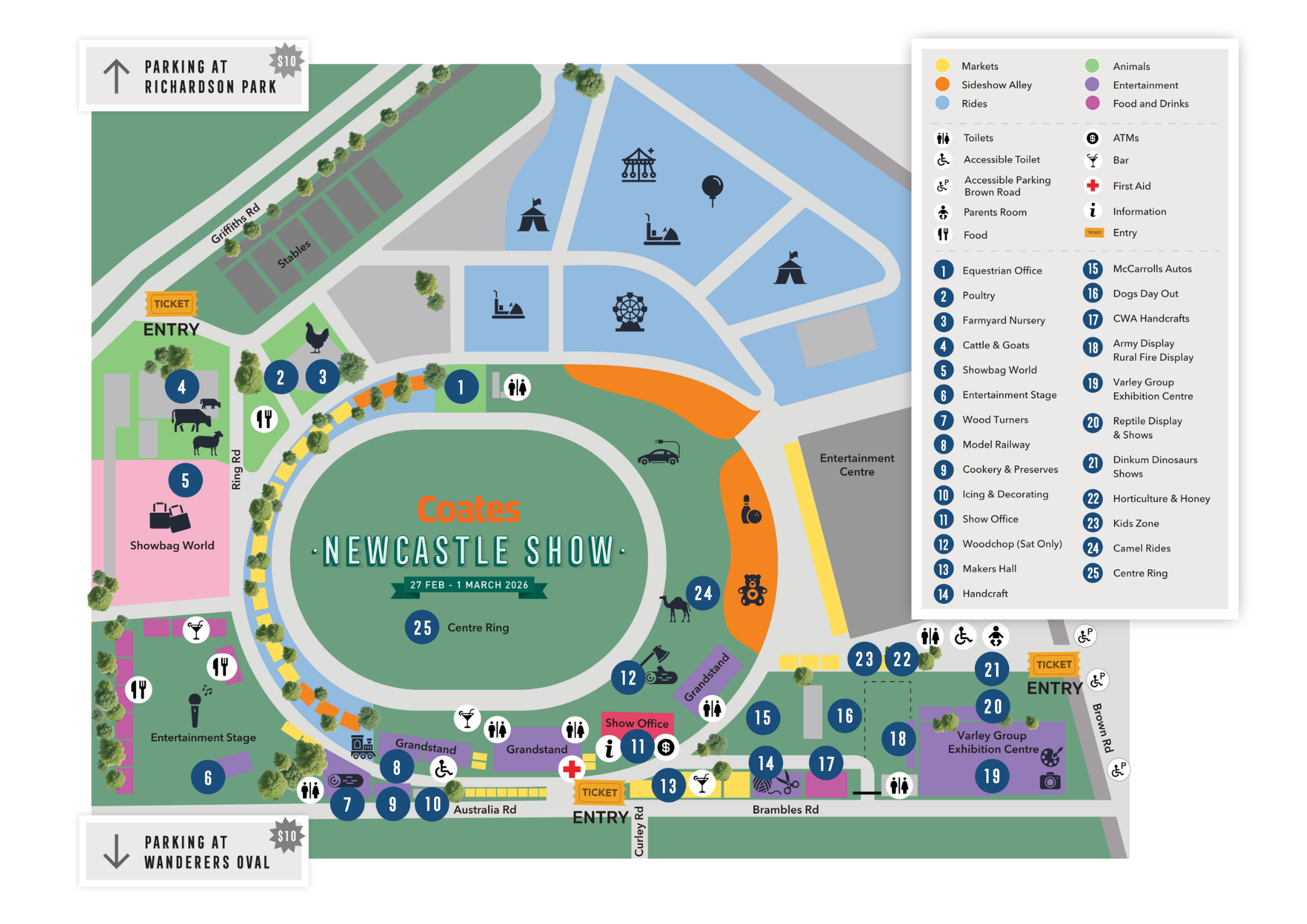Showground Map